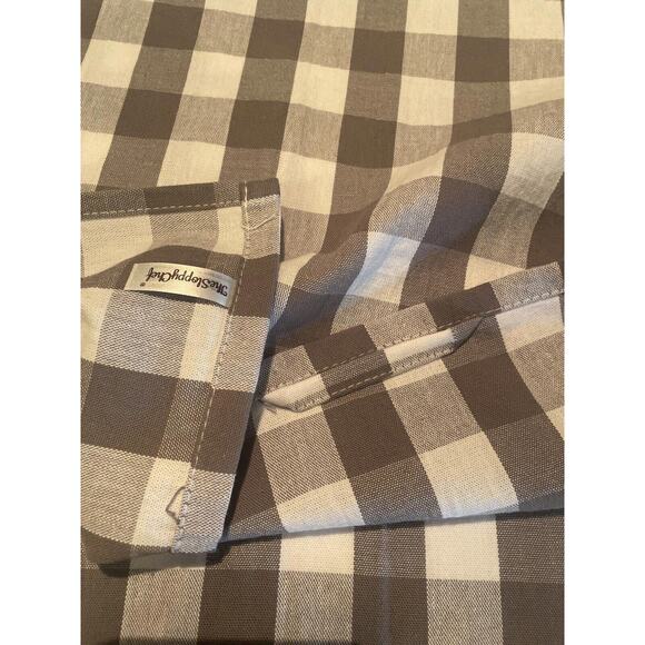 "The Lord Bless You & Keep You" Tea Towel Gray/White Checked Embroidery 20x28 - Picture 7 of 7